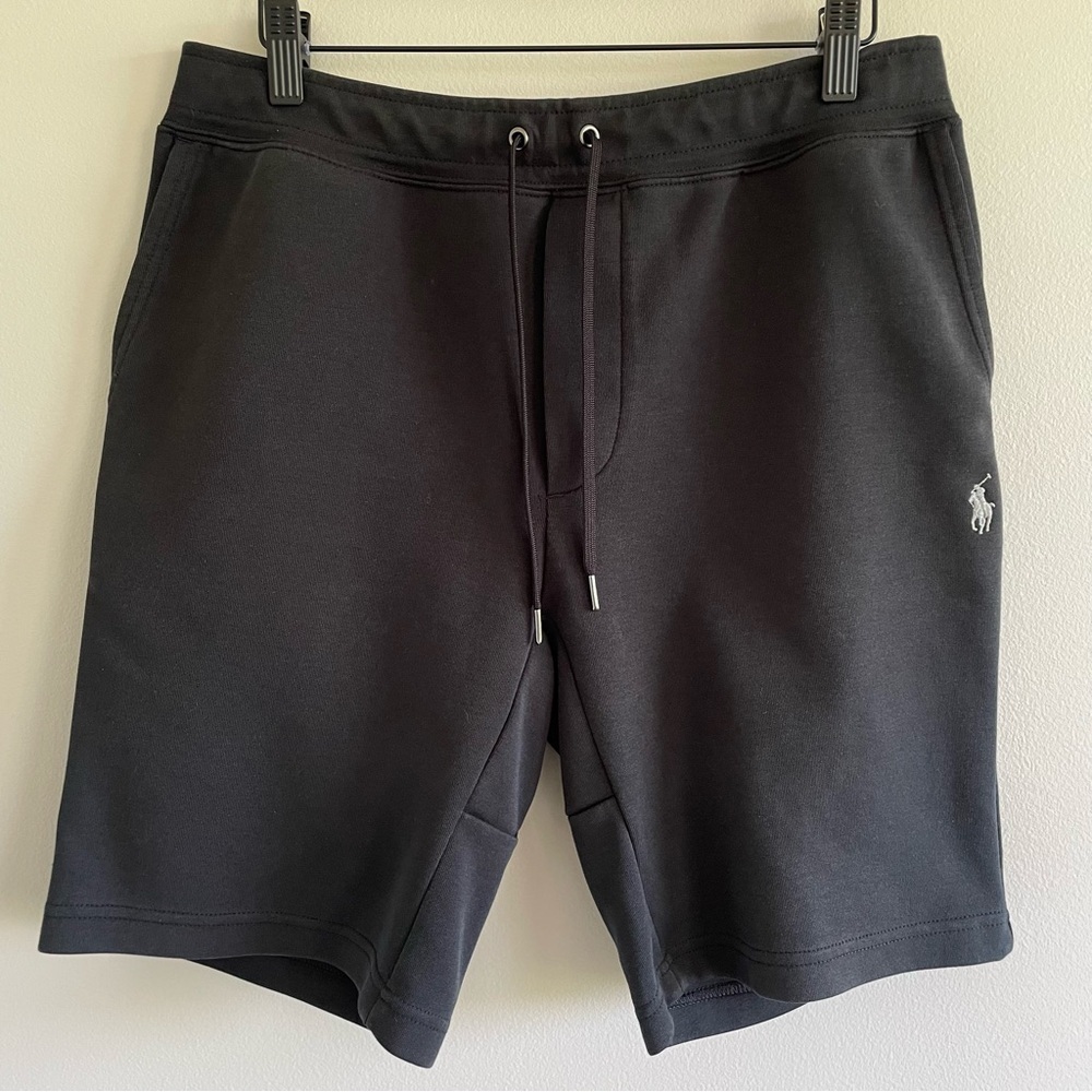 Polo Ralph Lauren Men's Double-Knit Shorts Black Size Small